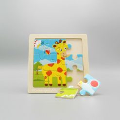 Houten puzzeltje - Giraf