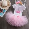 Tutuset Eenhoorn Roze - 1 jaar