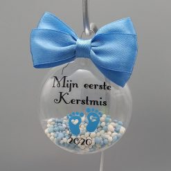 Kerstbal geboorte jongen
