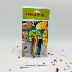Kleurboekje set | kleurboekje met 6 kleurpotloodjes 2
