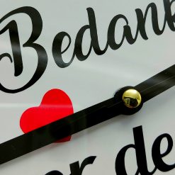 Klok Bedankt - detail