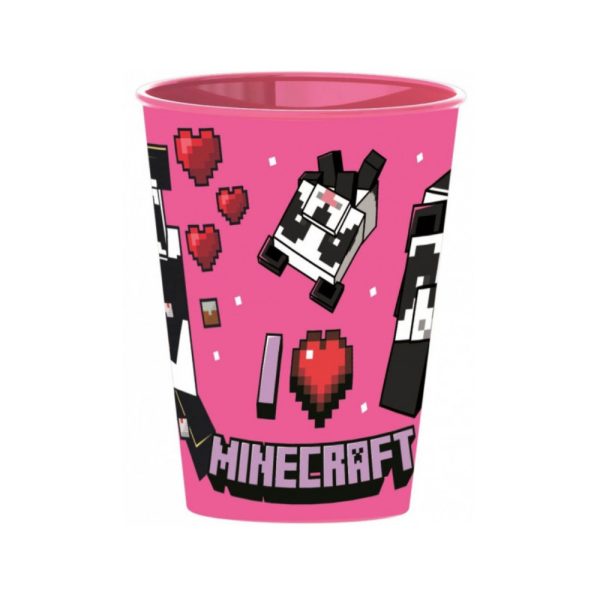 Drinkbeker roze Minecraft