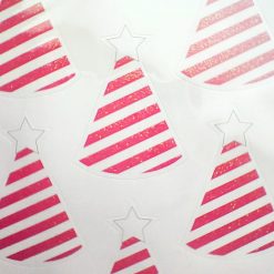 traktatiezakjes taart stickers