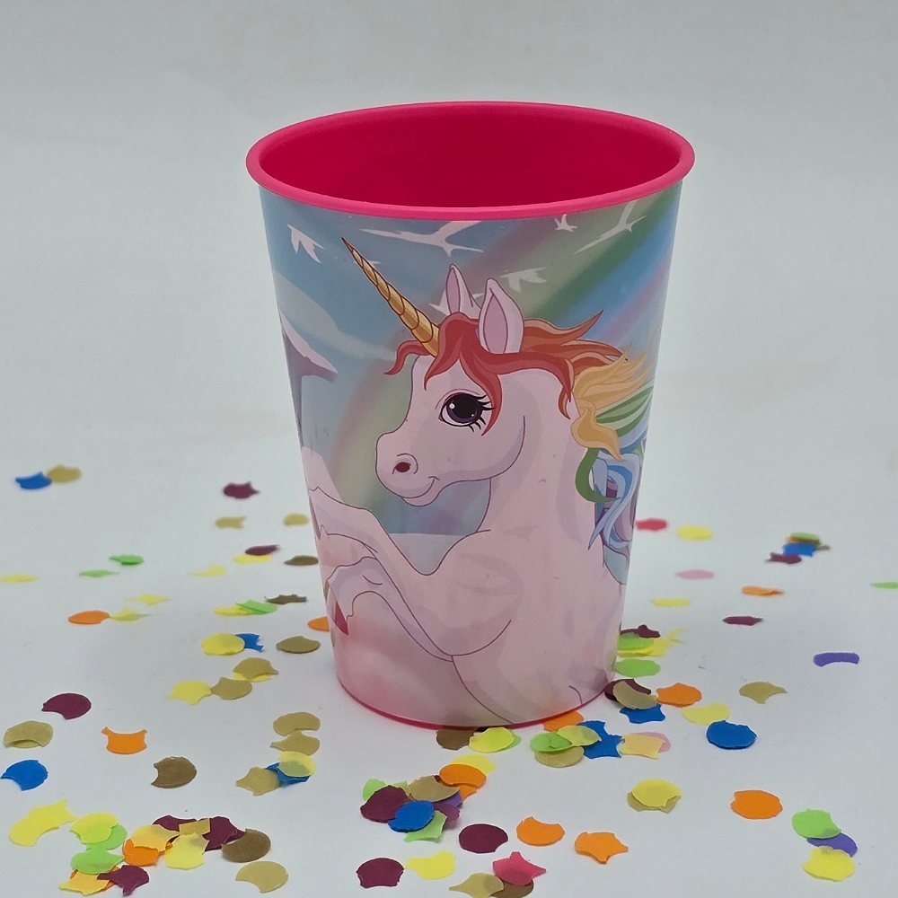 Drinkbeker Eenhoorn (260ml) 4 Beker Eenhoorn