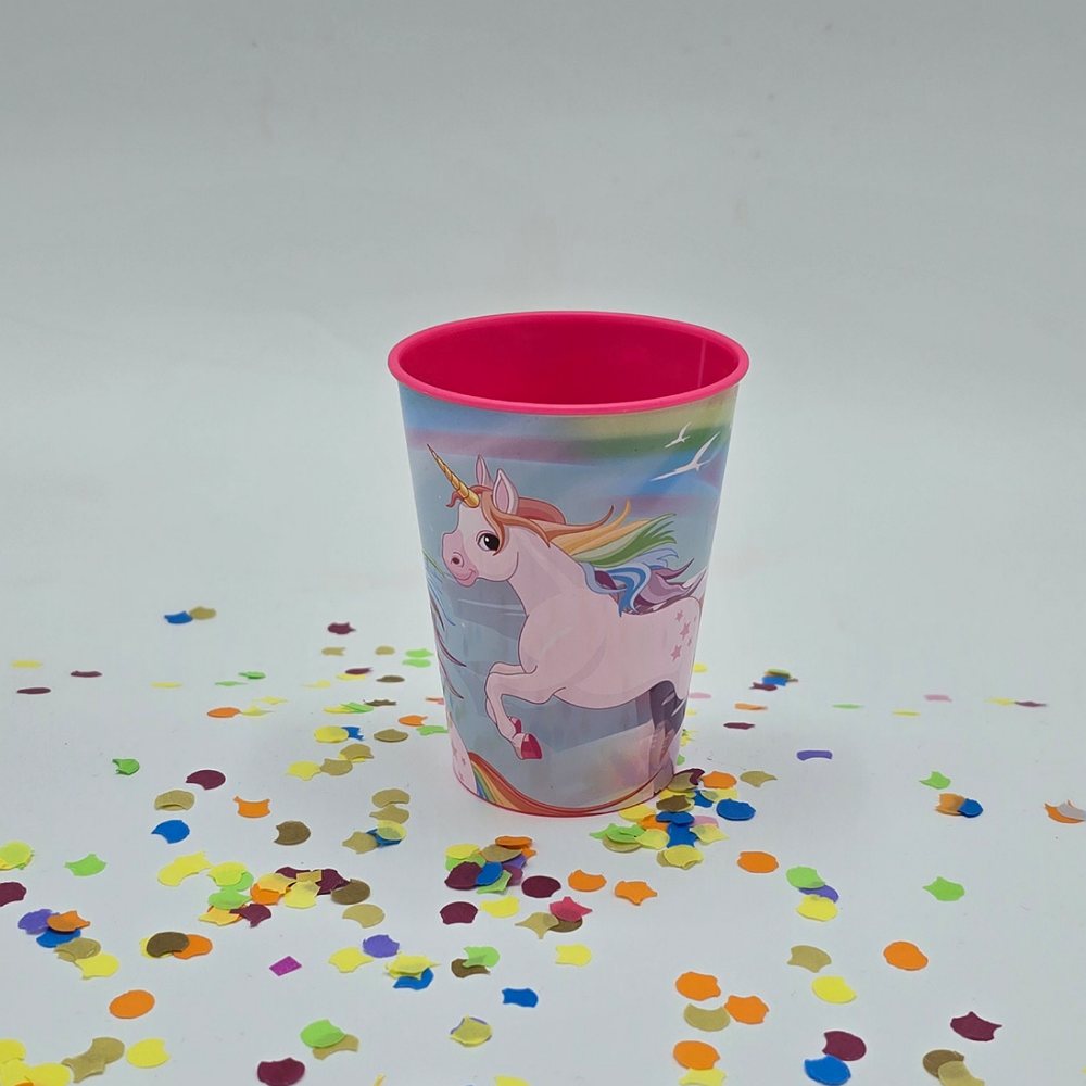 Drinkbeker Eenhoorn (260ml) 3 Beker Eenhoorn